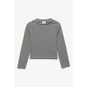 Bluza slim fit cu model in dungi imagine