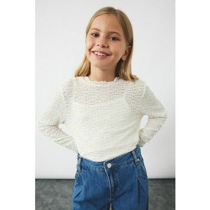 Bluza texturata cu decolteu rotund imagine