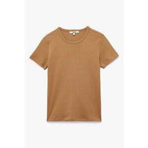 Tricou cu decolteu rotund si model uni imagine