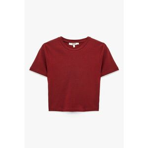 Tricou slim fit cu decolteu la baza gatului imagine