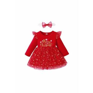 Rochita rosie - de Craciun - pentru fetite imagine