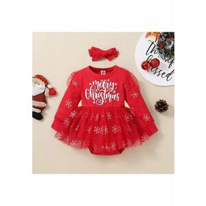 Rochita tip body - de Craciun - pentru fetite imagine