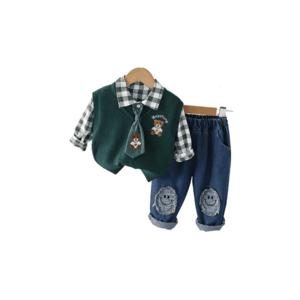 Compleu Verde Baieti Cu Camasa Alvarez imagine