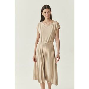 Rochie midi din amestec de modal imagine