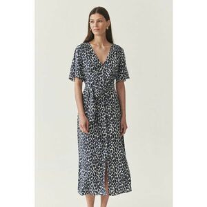 Rochie cu decolteu in V si cordon in talie imagine