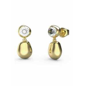 GUESS Cercei auriu / transparent imagine