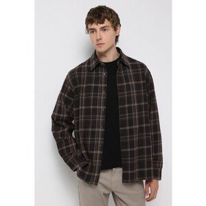 Camasa de bumbac cu model in carouri imagine