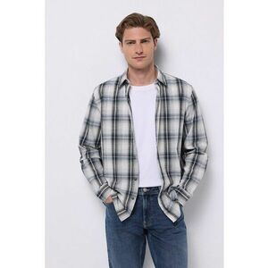 Camasa in carouri cu maneci lungi imagine