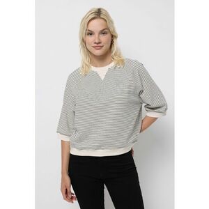 Tricou cu decolteu la baza gatului si maneci cazute imagine