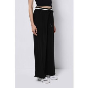 Pantaloni sport relaxed fit cu talie inalta ajustabila imagine
