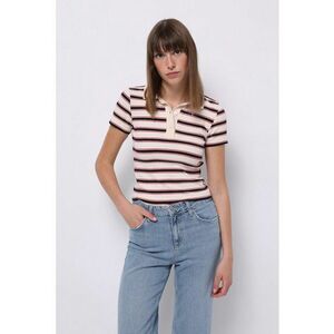 Tricou polo cu dungi imagine