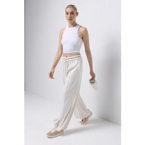 Pantaloni sport relaxed fit cu talie inalta ajustabila imagine