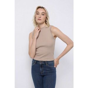 Top tricotat cu decolteu la baza gatului imagine