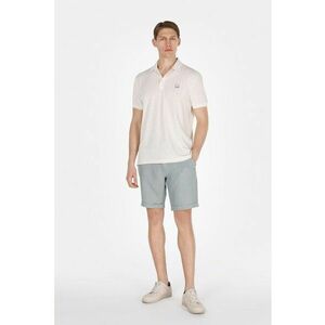 Pantaloni scurti din in cu snur in talie imagine