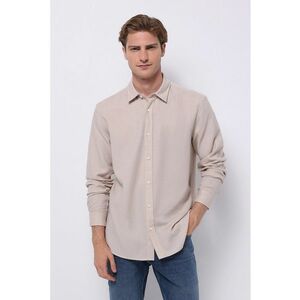 Camasa regular fit cu guler ascutit imagine