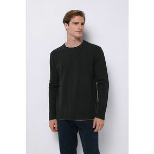 Bluza regular fit cu decolteu la baza gatului imagine