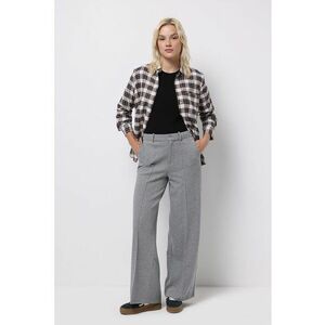 Pantaloni cu croiala ampla si talie inalta imagine