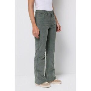 Pantaloni bootcut cu talie medie imagine