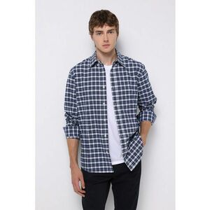 Camasa in carouri cu guler clasic imagine