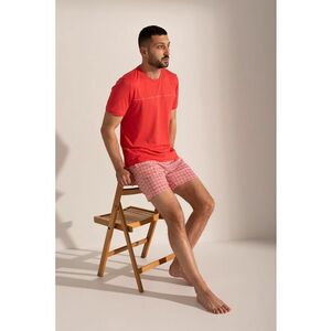 Pijama din amestec de modal cu pantaloni scurti Garet imagine