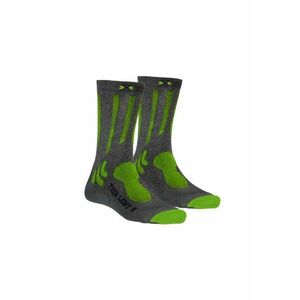 Sosete pentru trekking - verde - gri imagine