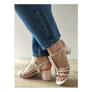 Sandale Elegante Dama 88300-44 Bej Lac - Bej imagine