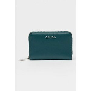 Portofel de piele ecologica cu logo si fermoar imagine