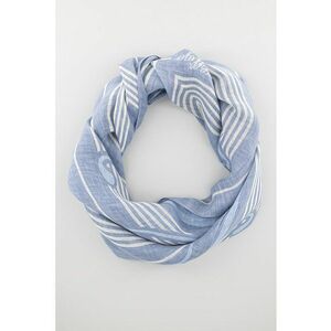 Esarfa din modal cu imprimeu logo imagine