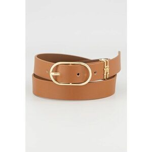 Curea de piele cu catarama metalica imagine