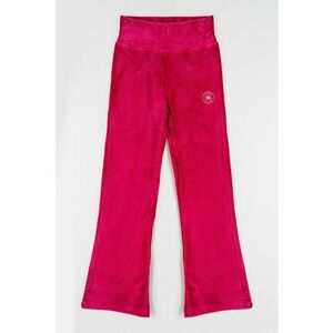 Pantaloni evazati din velur cu striatii imagine