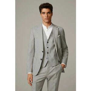 Sacou regular fit cu inchidere la un singur rand de nasturi STR2 imagine