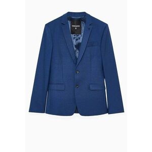 Sacou regular fit cu inchidere la un singur rand de nasturi PP3 - Albastru - imagine