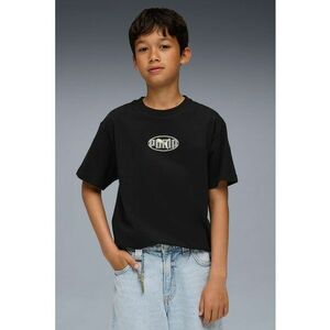 Tricou cu imprimeu si decolteu la baza gatului imagine