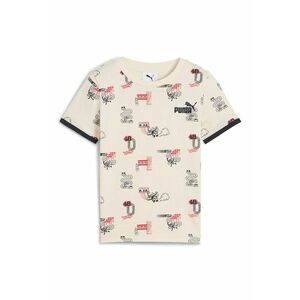 Tricou din amestec de bumbac cu model Little Runners imagine