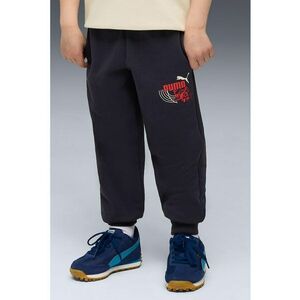 Pantaloni de trening cu logo si talie elastica imagine