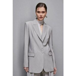 Sacou supradimensionat la un singur rând de nasturi imagine