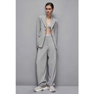 Sacou cambrat cu detaliu metalic tip logo imagine