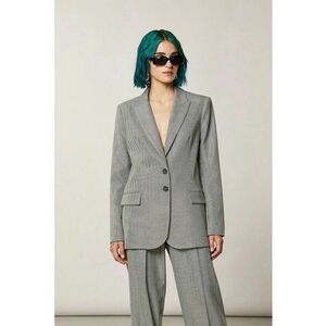 Sacou regular fit - inspirat din moda masculină imagine