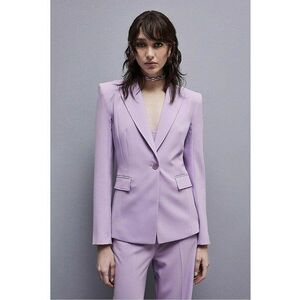 Sacou office - regular fit cu închidere la un singur rând de nasturi imagine