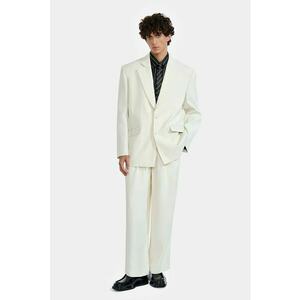 Sacou supradimensionat cu inchidere la un singur rand de nasturi imagine