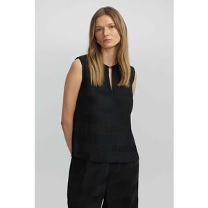 Bluza texturata fara maneci imagine