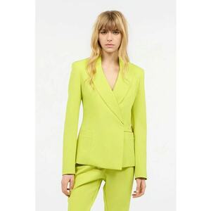 Sacou cambrat cu curea reglabila in talie imagine