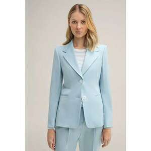 Sacou slim fit cu inchidere la un singur nasture imagine