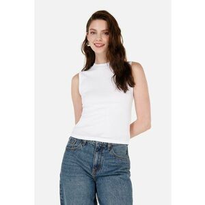 Top tricotat cu decolteu la baza gatului imagine