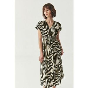 Rochie midi cu animal print imagine