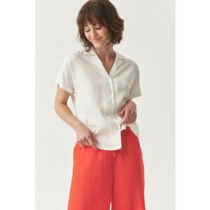 Camasa din lyocell cu maneci scurte imagine