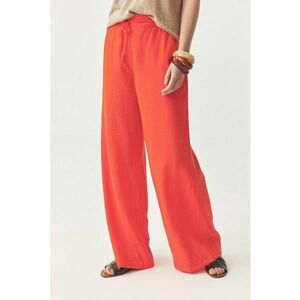 Pantaloni cu croiala ampla si snur imagine