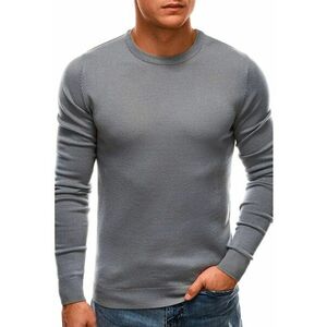 Pulover regular-fit cu decolteu la baza gatului si model tricotat imagine