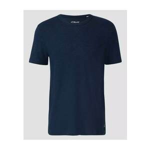 Tricou din bumbac cu decolteu la baza gatului imagine