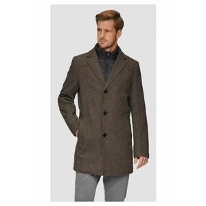 Palton din amestec de lana - cu dubla inchidere imagine